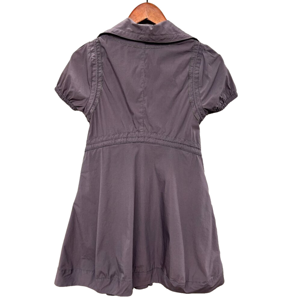 McPlanet Midi Dress Ruched False Front Pagan Witchy Goth Punk Whimsigoth Sz 4 - Picture 7 of 13